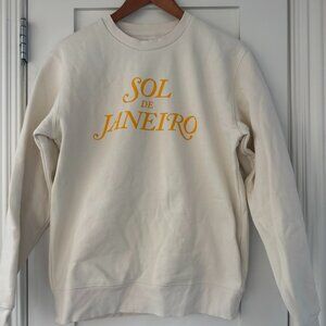 Sol De Janeiro Sweatshirt from Pop up shop, White, size Medium